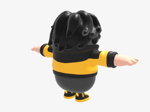 Min-joon Fall Guy - Fortnite 3D Model