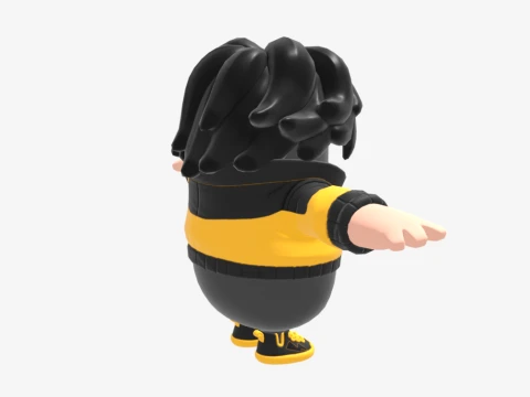 Min-joon Fall Guy - Fortnite 3D Model