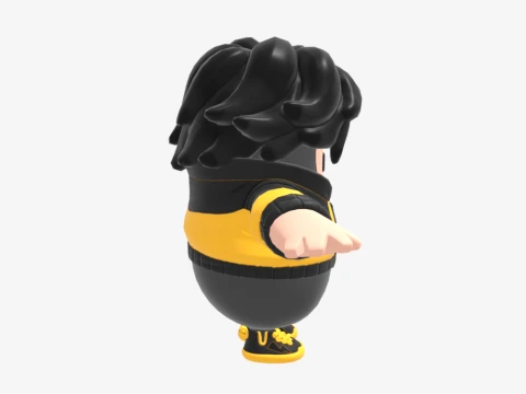 Min-joon Fall Guy - Fortnite 3D Model