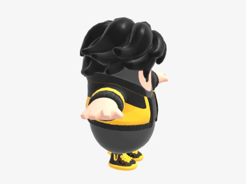Min-joon Fall Guy - Fortnite 3D Model