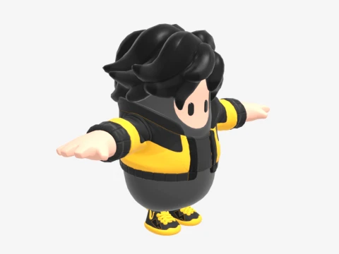 Min-joon Fall Guy - Fortnite 3D Model