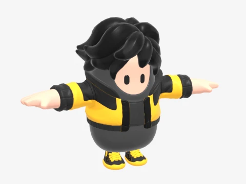 Min-joon Fall Guy - Fortnite 3D Model