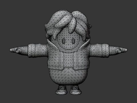 Min-joon Fall Guy - Fortnite 3D Model