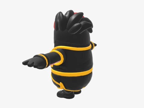 Mercenary Kor Fall Guy - Fortnite 3D Model