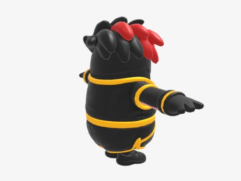 Mercenary Kor Fall Guy - Fortnite 3D Model