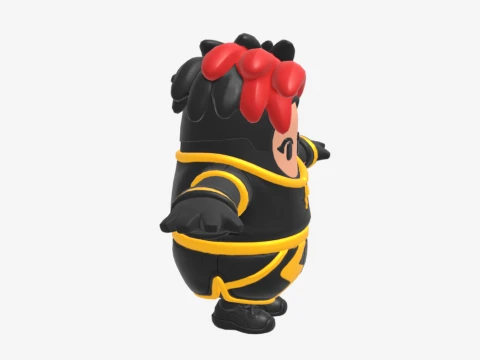 Mercenary Kor Fall Guy - Fortnite 3D Model