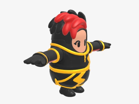 Mercenary Kor Fall Guy - Fortnite 3D Model