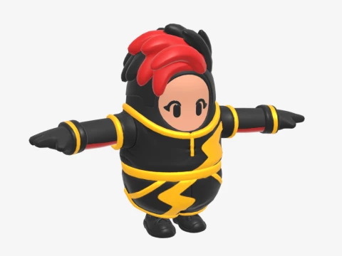 Mercenary Kor Fall Guy - Fortnite 3D Model