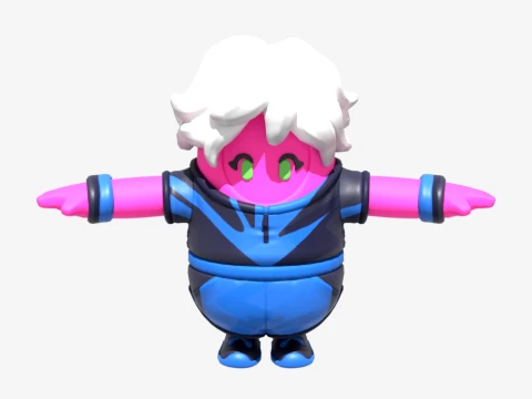 Harlowe Fall Guy - Fortnite 3D Model