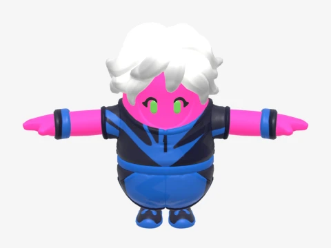 Harlowe Fall Guy - Fortnite 3D Model