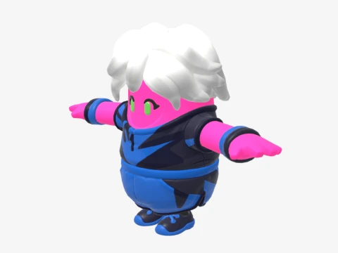 Harlowe Fall Guy - Fortnite 3D Model