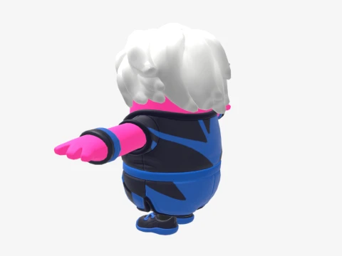 Harlowe Fall Guy - Fortnite 3D Model