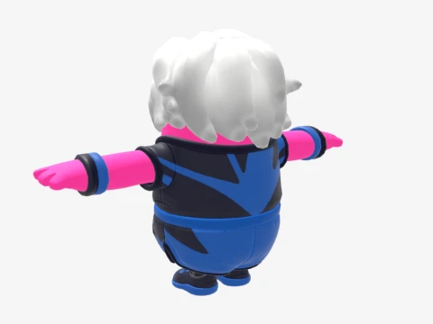 Harlowe Fall Guy - Fortnite 3D Model