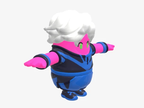 Harlowe Fall Guy - Fortnite 3D Model