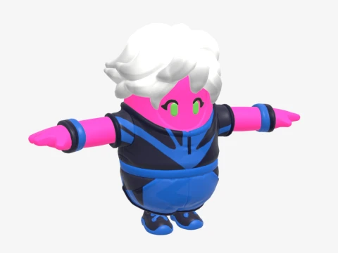 Harlowe Fall Guy - Fortnite 3D Model