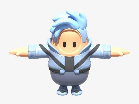 Snow Patroller Fall Guy - Fortnite 3D Model