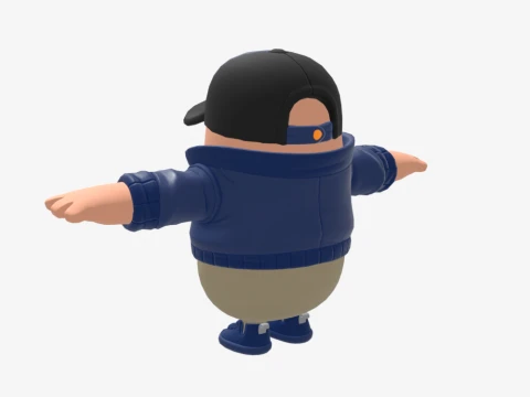 OXR Agent Stryker Fall Guy - Fortnite 3D Model