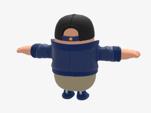 OXR Agent Stryker Fall Guy - Fortnite 3D Model
