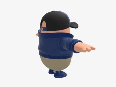 OXR Agent Stryker Fall Guy - Fortnite 3D Model