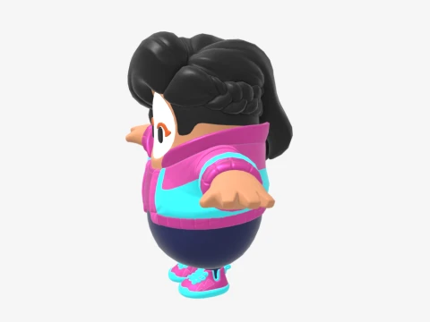 Rosa Fall Guy - Fortnite 3D Model
