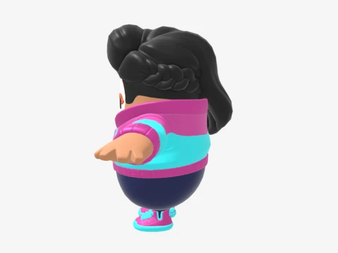 Rosa Fall Guy - Fortnite 3D Model