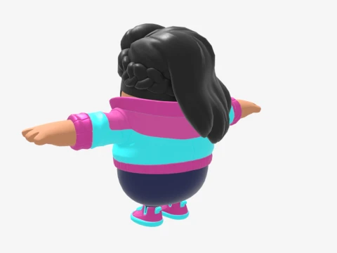 Rosa Fall Guy - Fortnite 3D Model
