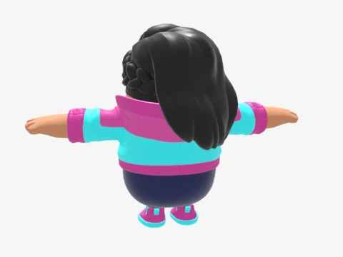 Rosa Fall Guy - Fortnite 3D Model