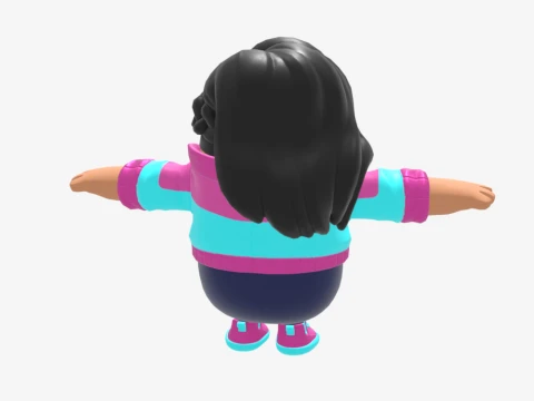 Rosa Fall Guy - Fortnite 3D Model
