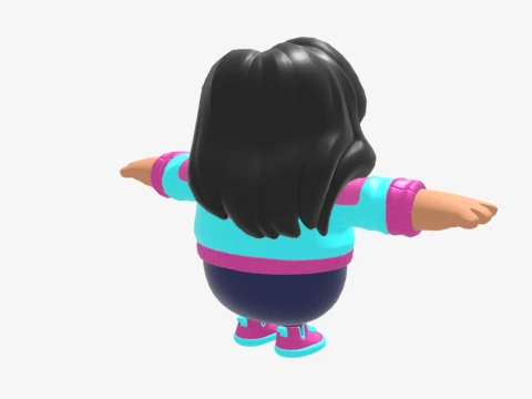 Rosa Fall Guy - Fortnite 3D Model