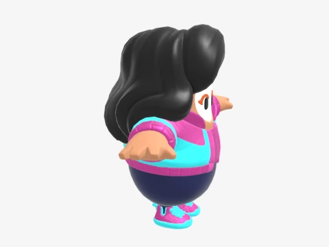 Rosa Fall Guy - Fortnite 3D Model
