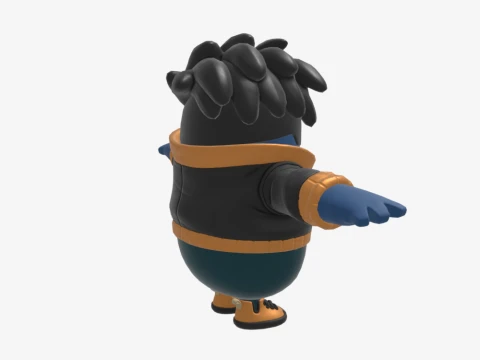 Seth Fall Guy - Fortnite 3D Model