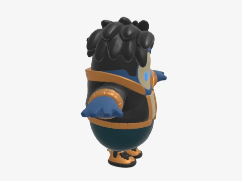 Seth Fall Guy - Fortnite 3D Model