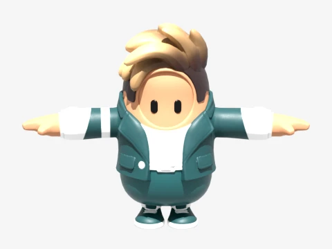 Nolan Chance Fall Guy - Fortnite 3D Model