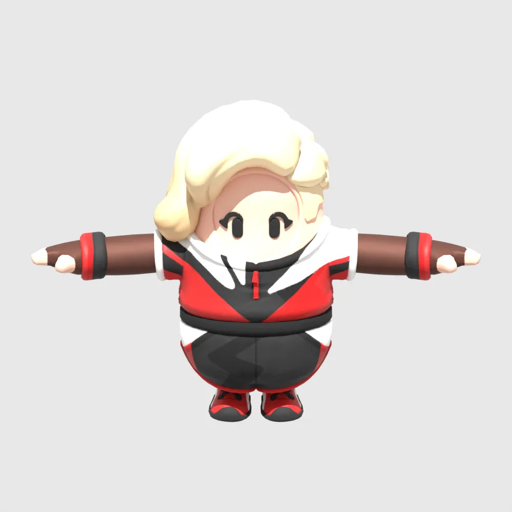 Red Ruin Joni Fall Guy - Fortnite 3D Model .c4d .max .obj .3ds .fbx .stl .blend 