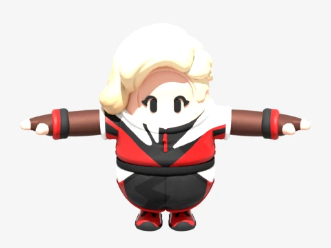 Red Ruin Joni Fall Guy - Fortnite 3D Model