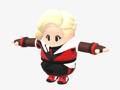 Red Ruin Joni Fall Guy - Fortnite 3D Model