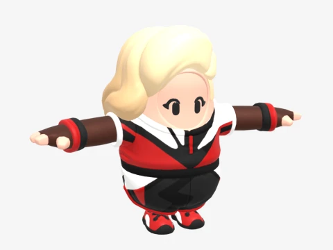 Red Ruin Joni Fall Guy - Fortnite 3D Model