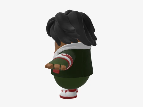 Kwame Fall Guy - Fortnite 3D Model
