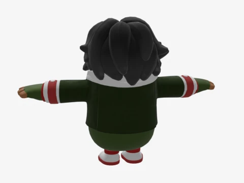 Kwame Fall Guy - Fortnite 3D Model