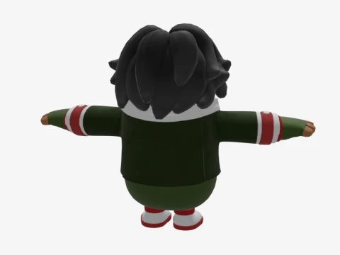 Kwame Fall Guy - Fortnite 3D Model