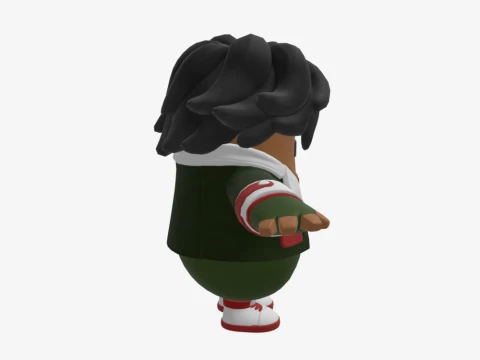 Kwame Fall Guy - Fortnite 3D Model