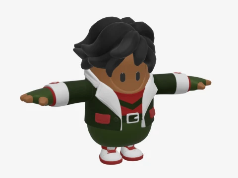 Kwame Fall Guy - Fortnite 3D Model
