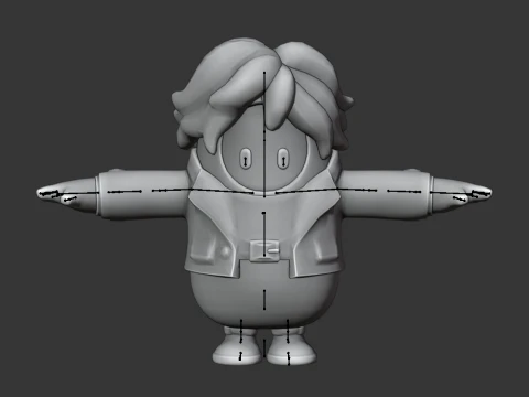Kwame Fall Guy - Fortnite 3D Model