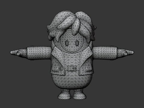 Kwame Fall Guy - Fortnite 3D Model