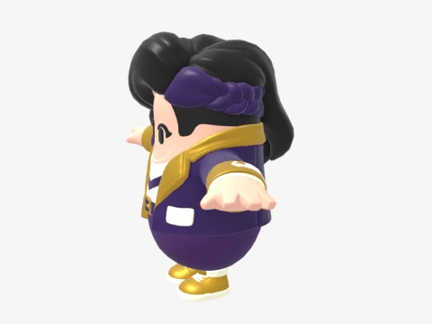 Helsie Midnight Fall Guy - Fortnite 3D Model