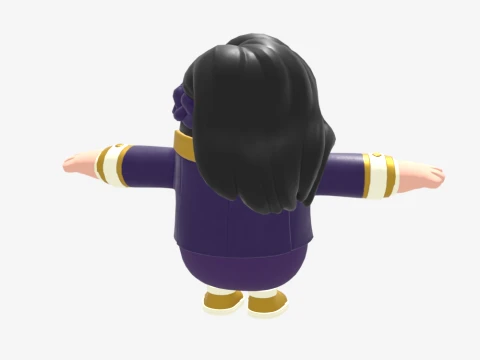 Helsie Midnight Fall Guy - Fortnite 3D Model