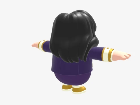 Helsie Midnight Fall Guy - Fortnite 3D Model