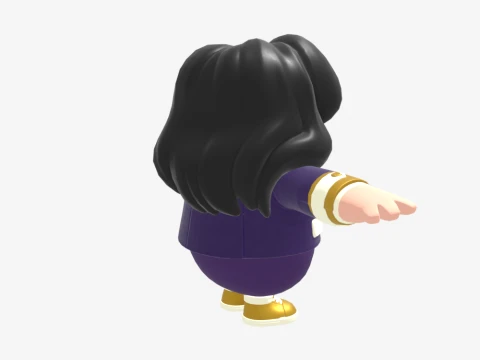 Helsie Midnight Fall Guy - Fortnite 3D Model