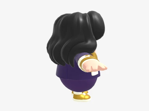 Helsie Midnight Fall Guy - Fortnite 3D Model