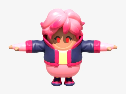 Antheia Fall Guy - Fortnite 3D Model